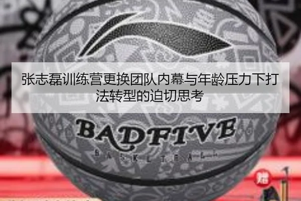 张志磊训练营更换团队内幕与年龄压力下打法转型的迫切思考